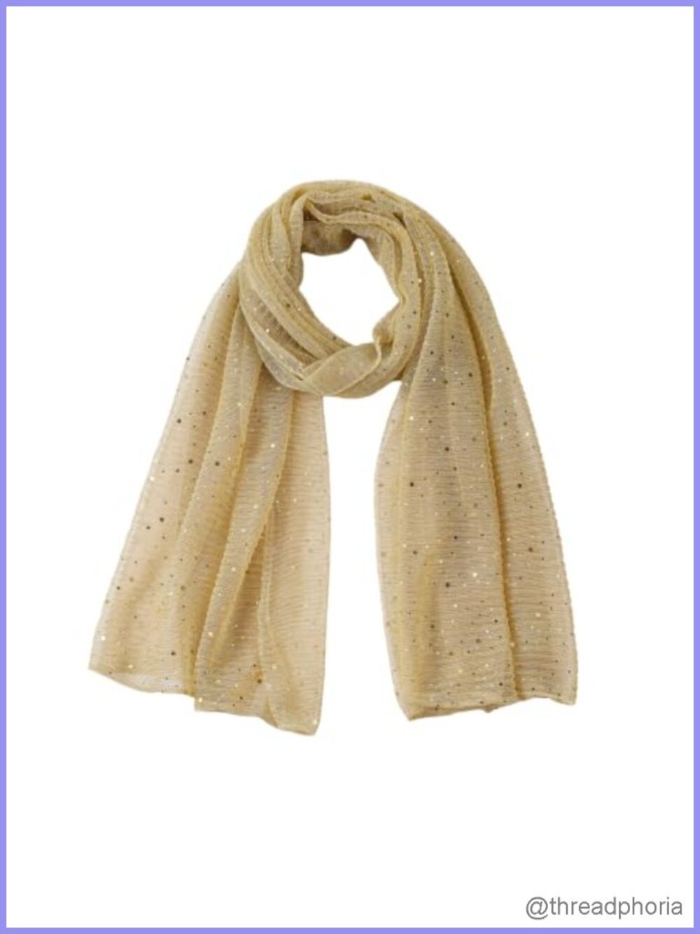 Women Sequin Scarf Shawl Lightweight Sheer Polyester Formal Party Accessory
